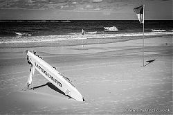 Lifeguard Post on Queensland Beach