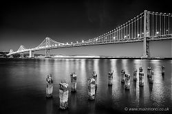 Night, San Francisco Bay Bridge