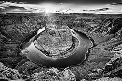 Sunset at Horseshoe Bend, Glen Canyon, Arizona